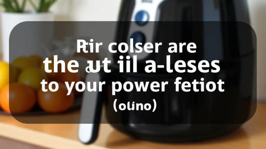 Kitchen Air Fryer Price Factors Explained The image shows a modern kitchen air fryer, illustrating key factors affecting kitchen air fryer prices.