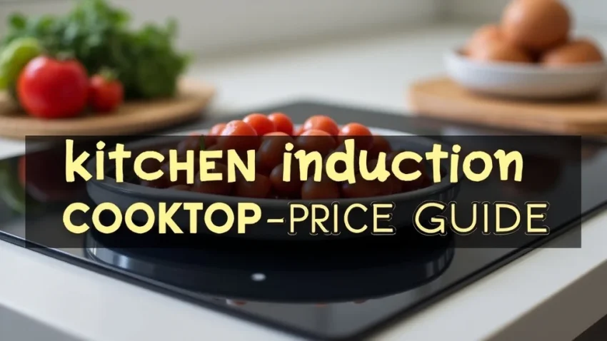 Kitchen Induction Cooktop Price Guide The image shows a sleek kitchen induction cooktop, a key element of our price guide.