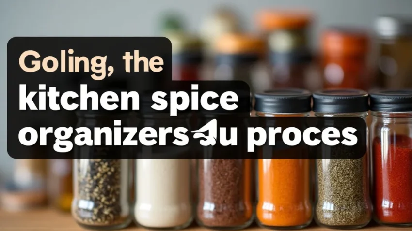 Kitchen Spice Organizer Price Guide This image shows various kitchen spice organizers, helpful for a spice organizer price guide.