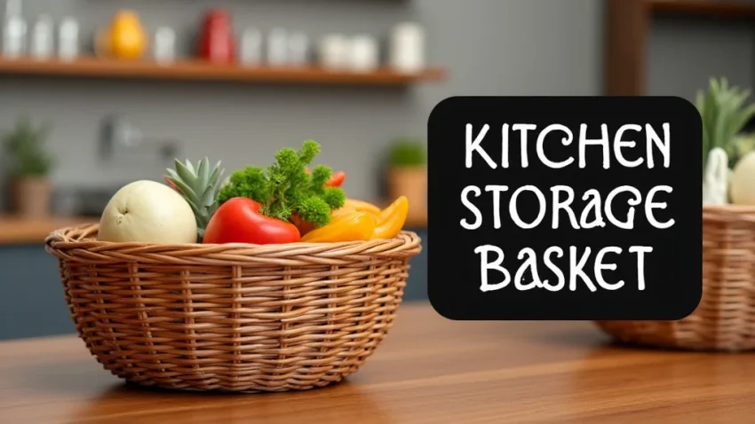 Kitchen Storage Basket Price Guide The image shows various kitchen storage baskets, illustrating key items for a price guide.