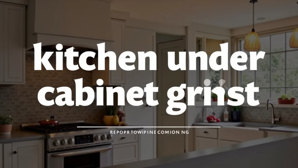 The image shows under cabinet kitchen lights, illustrating options for a price guide.