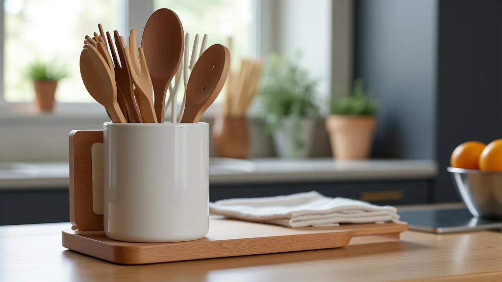Kitchen Utensil Holder Price Guide This image shows various kitchen utensil holders, illustrating a price guide for these essential kitchen tools.