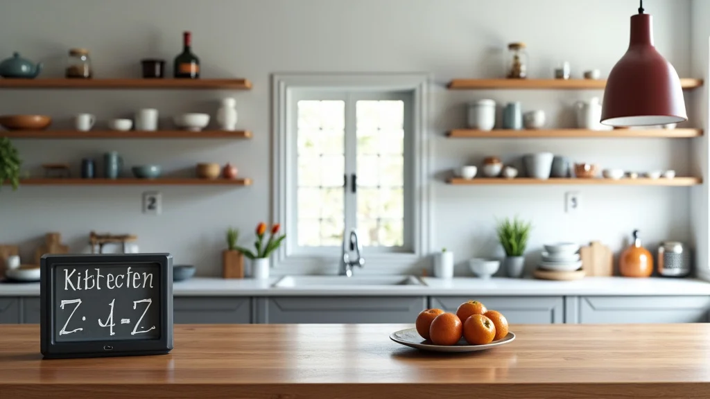 The image shows a modern kitchen wall clock, a key feature in a kitchen wall clock price guide.