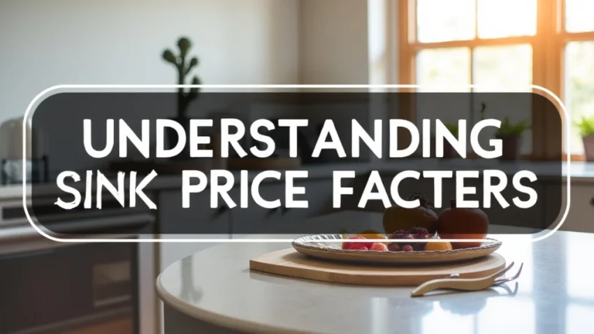 The image shows various kitchen sinks, illustrating factors influencing their price for understanding kitchen sink costs.