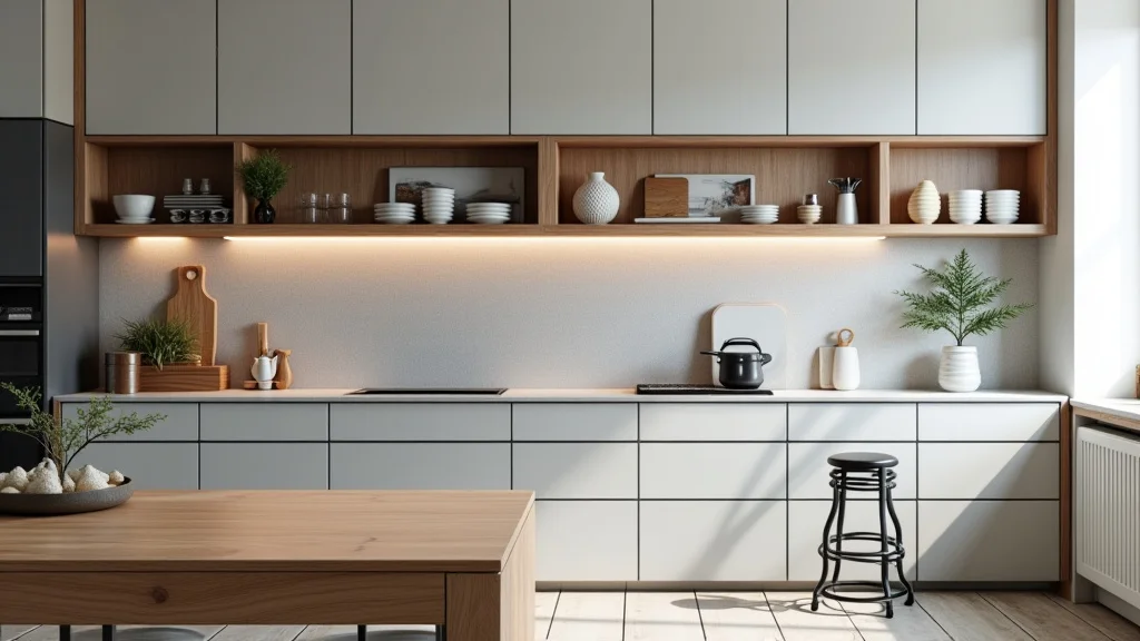 The image shows various kitchen wall art pieces, illustrating different styles and potential price points.